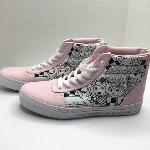 Vans color me high tops size 6 missy